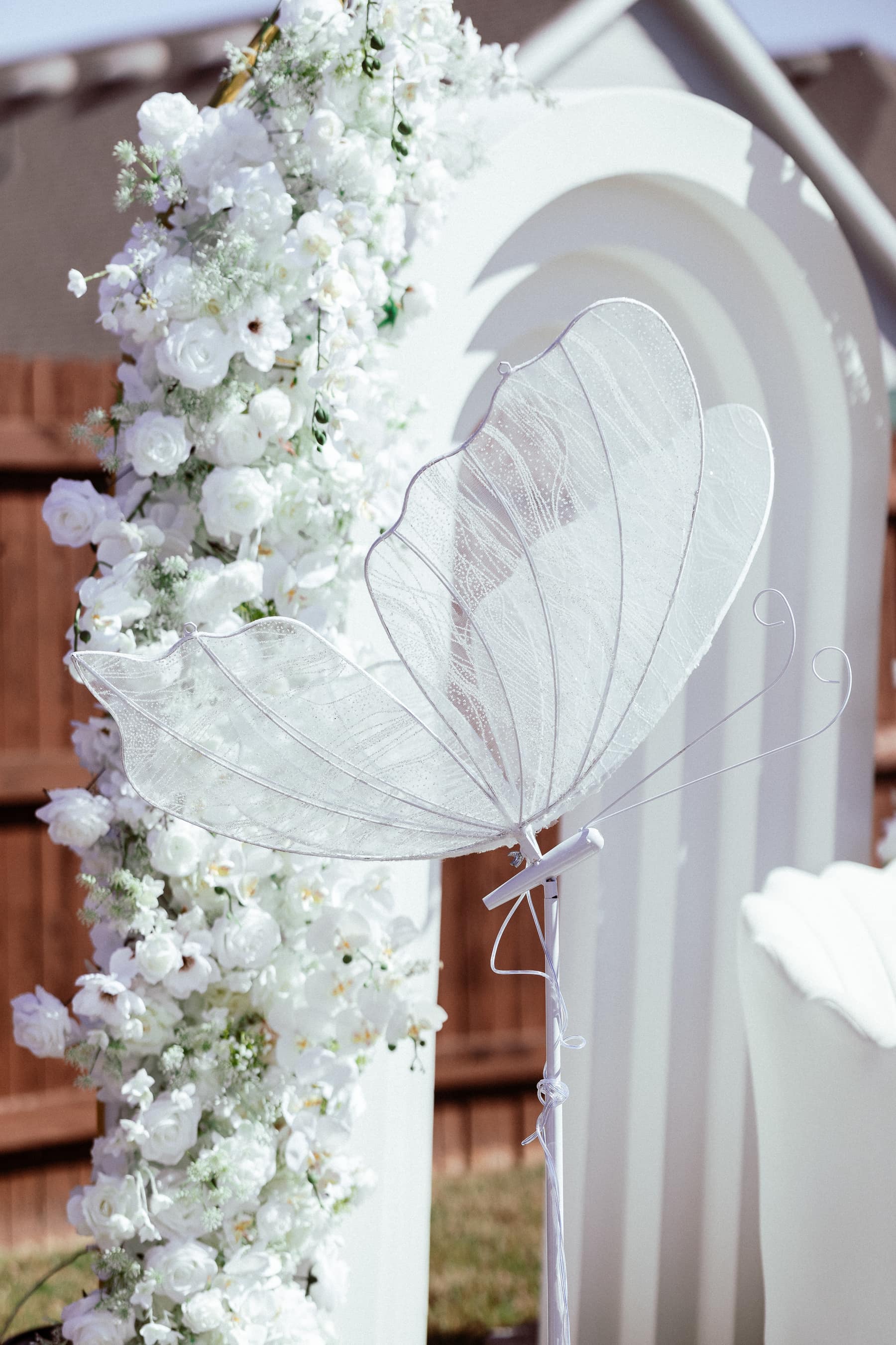 White butterfly decor (13)